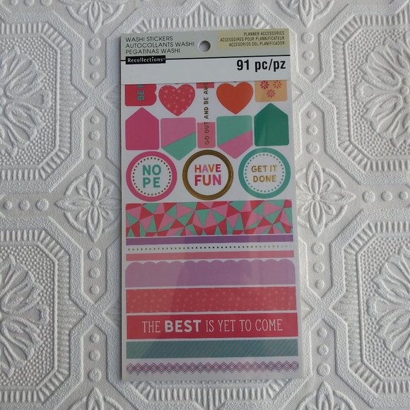 Last One! Recollections Planner Accessories (91 pc) - Picture 1 of 8